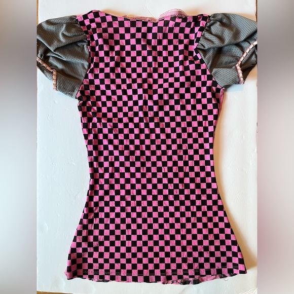 Stretch bubble sleeve top - Picture 2 of 2